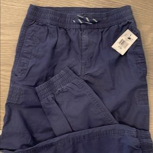 Boys elastic waist cargo pants